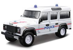 Машинка полицейская Land Rover Defender 1:50 Bburago Emergency