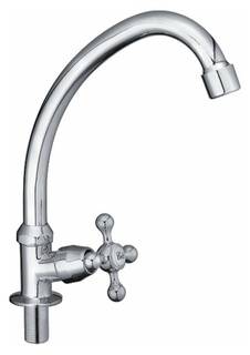 Смеситель одинарный Cron CN4108, хром