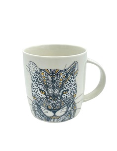 Кружка керамическая для чая и кофе "Termico", 350 мл., Леопард