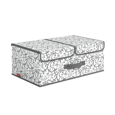 Коробка для хранения двухсекционная Valiant Classic Grey, 50 x 30 x 20 см