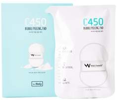 Мочалка-пилинг для тела Wish Formula C450 Bubble Peeling Pad 4 шт