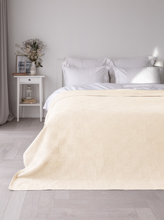 Простыня махровая жаккардовая 150x200 см, молочный LUCKY 8355 D000144