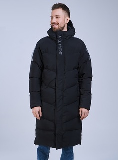 Пуховик мужской KELME Hooded long jacket черный S