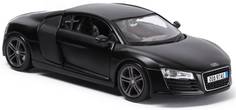Машинка Maisto черная Audi R8 | 1:24