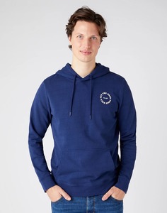 Худи мужское Wrangler GOOD TIMES HOODIE синее XL