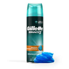 Гель для бритья Gillette Mach3 Close & Smooth мужской 200 мл