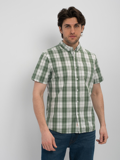 Рубашка мужская Lee cooper Short Sleeve Check зеленая L
