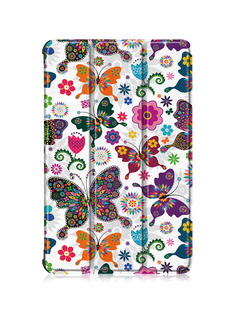 Чехол Mobileocean для Lenovo Tab M8 (8.0") (TB-8505X/8505F) ("Бабочки") с магнитом