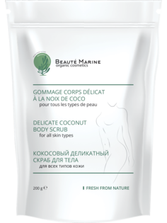 Скраб для тела Beaute Marine кокосовый деликатный