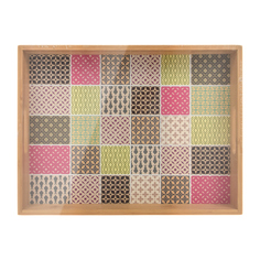 Поднос сервировочный "Пэчворк", бамбук, 40х30х5,5 см MARMITON