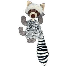 Мягкая игрушка для собак TRIXIE Racoon Енот, серый, 21 см