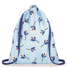 Рюкзак Mini Maxi Sacpack Leaves Blue 15 л Reisenthel