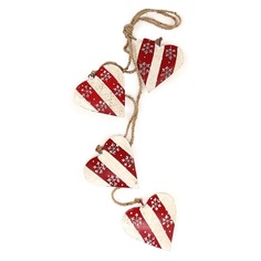 Гирлянда подвесная Christmas Hearts, 4 шт. Enjoyme
