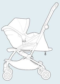 Адаптер Maclaren Atom для автокресла Car Seat Britax Roemer