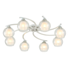 Люстра потолочная Citilux CL152180 Кристи Белый+Хром Св-к Люстра