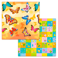 Коврик игровой двусторонний (1400х1400х12) Funkids Small-12 art. FD-S12-2S, 009