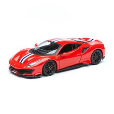 Bburago Коллекционная машинка Феррари 1:24 Ferrari 488 Pista, красный