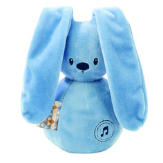 Игрушка мягкая Nattou Musical Soft toy Lapidou Кролик jeans