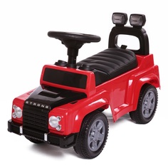 Каталка Baby Care Strong кожа 634 красная