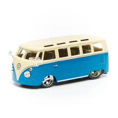 Bburago Коллекционная машинка PLUS Volkswagen Van Samba, 1:32, синий 18-42000/30