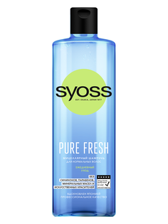 Шампунь Syoss Pure Fresh, для нормальных волос, ежедневный уход, 450 мл
