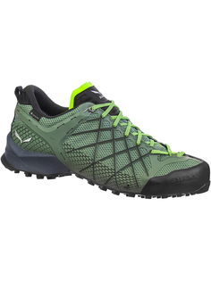Кроссовки мужские Salewa Wildfire Gore-Tex Mens зеленые 10 UK