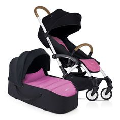 Коляска 2 в 1 Bumprider Connect 2 White/Pink/Pink 51284-988/51284-194