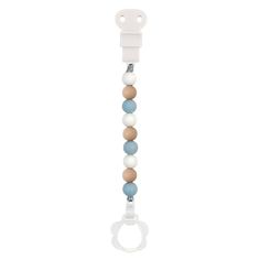 Держатель Nattou для фиксации соски Pacifinder Lapidou white-beige-blue 877602