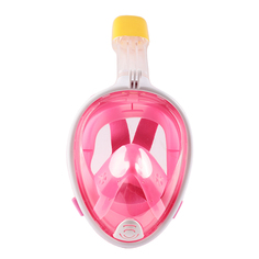 Маска для плавания и снорклинга FreeBreath S/M pink Baziator