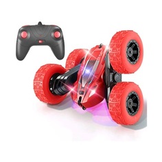 Радиоуправляемая машинка STUNT CAR S010 на радиоуправлении, красная перевертыш Misha Expoo