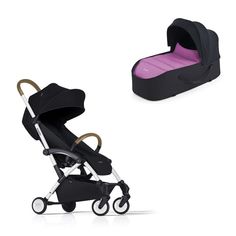 Коляска 2 в 1 Bumprider Connect 2 White/Black/Pink 51284-944/51284-044/51284-194