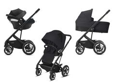 Коляска 3 в 1 Cybex Talos S Lux BLK Deep Black с адаптером 521004535