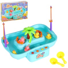 Развивающая игрушка Компания друзей Рыбалка голубой, JB0208120