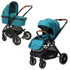 Коляска 2в1 labala Born, Green (сине-зеленый) LC2103-08GRE