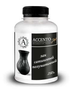 Лак акриловый САТИНОВЫЙ п/матовый (0,15кг) ТМ AccentO ART 31962