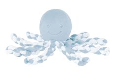 Игрушка мягкая Nattou Soft toy (Наттоу) Lapidou Octopus Осьминог light blue-white 878760