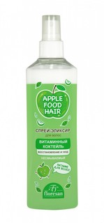 Спрей-элексир для волос Floresan Зелёное Яблоко витаминный коктейль 275мл