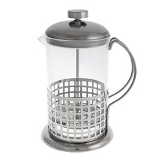 Френч-пресс Baba Yaga Ивет серебристый 800 мл