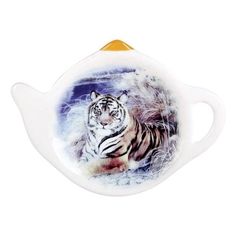 Подставка для чайного пакетика Коралл Бенгальский тигр 11,5 х 8,5 х 2 см
