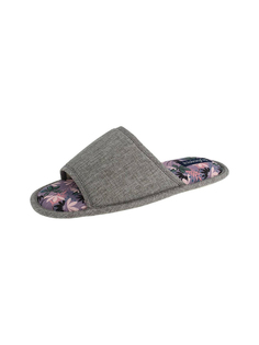 Тапочки женские de fonseca BARI TOP E PA W806RU серые 40-41 RU