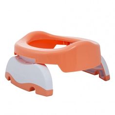 Горшок POTETTE Plus Дорожный складной + 3 одноразовых пакета, персиковый 2730 PEACH
