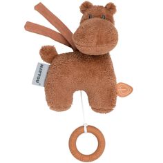 Игрушка мягкая Nattou Musical Soft toy MINI Susie & Bonnie Бегемот музыкальная 508094