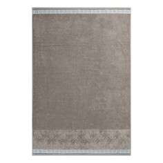 Полотенце Cleanelly Perfetto 100 x 150 см с велюровым бордюром трюфельный