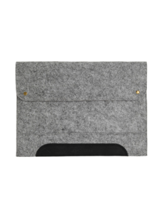 Чехол для ноутбука унисекс Rich Line Ч13 13,3" светло-серый/черный