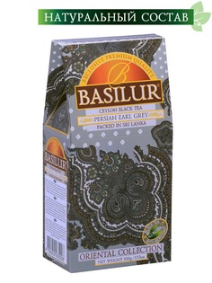 Чай Basilur Восточная коллекция Эрл Грей по-персидски черный листовой с добавками 100 г