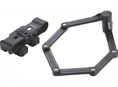 BBL-71 Велозамок BBB Folding Lock PowerFold with bracket(черный)