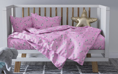 Комплект детского постельного белья Galtex Единорожки розовый