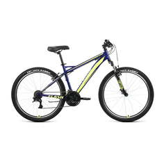 Велосипед Forward Flash 26 1.2 Синий/Ярко-зеленый 2022 г 15" RBK22FW26648