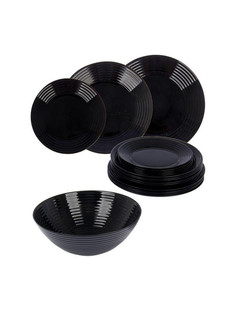 Столовый сервиз ХАРЕНА БЛЭК 19 предметов 6 персон Luminarc