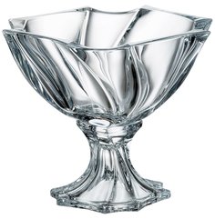 Ваза для фруктов 25 см Crystalite Bohemia "Нептун Без декора" 095915